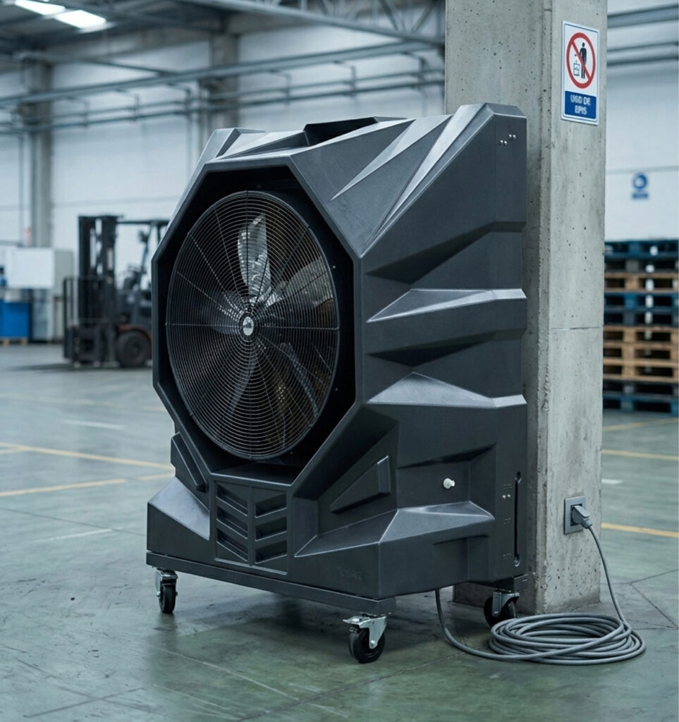 Climatizador evaporativo industrial portatil 23-30
