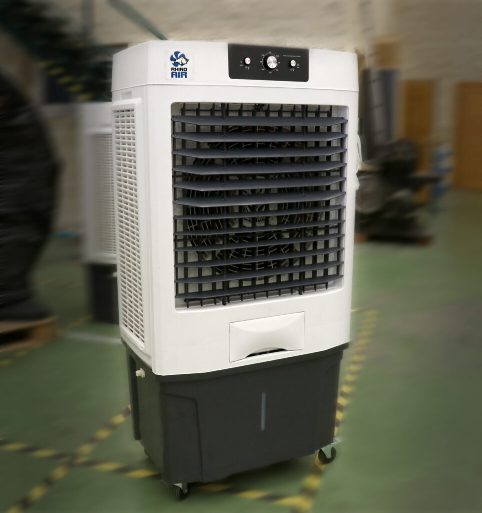 Climatizador evaporativo industrial portatil